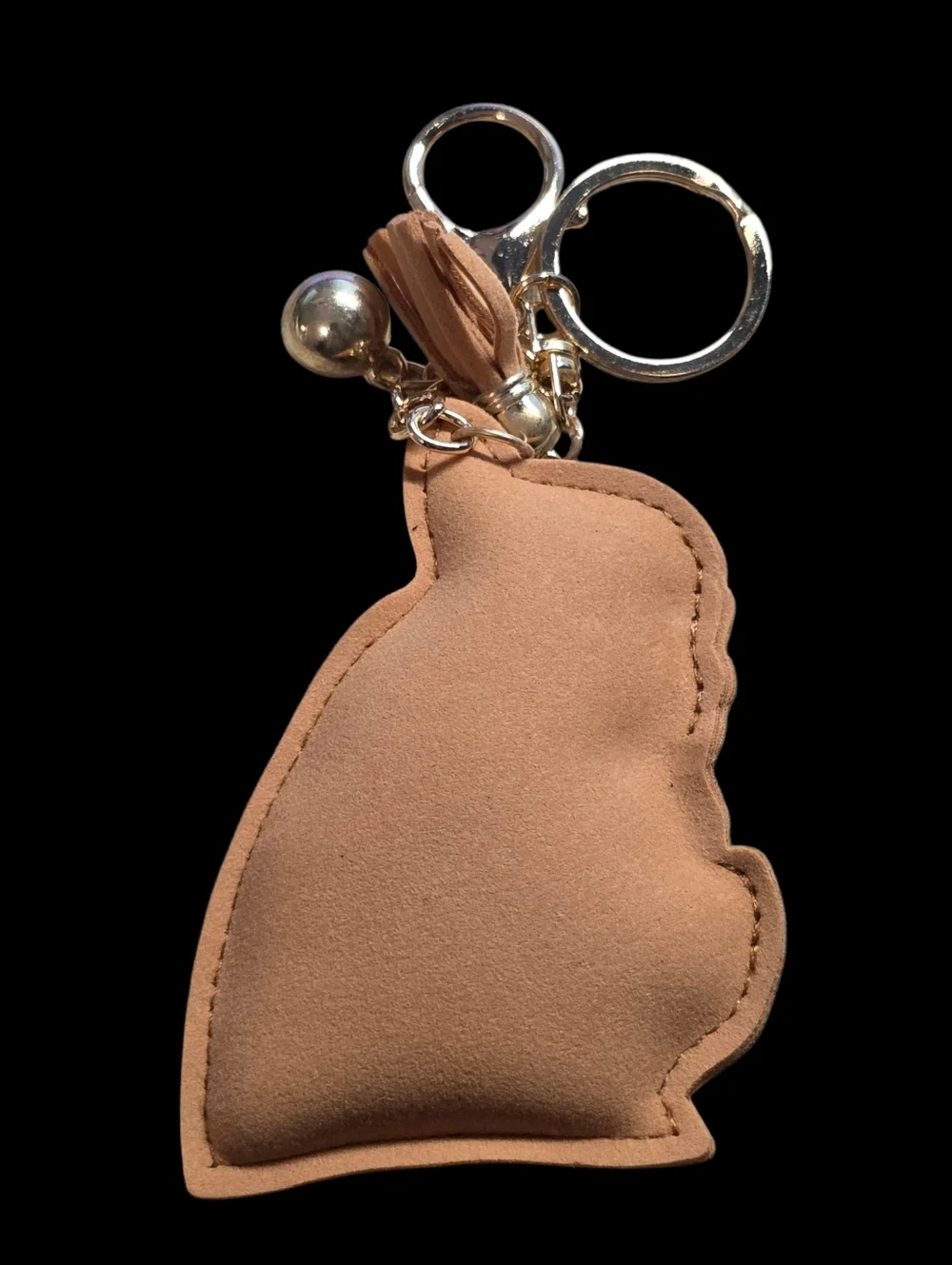Queen Grimhilde | Snow White Bag Charm Keychain with Red Accent